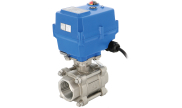 V-port  ball valve 746XS + TCR-T electric actuator regulation