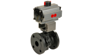 Carbon steel ball valve 752 + ADA/ASR pneumatic actuator