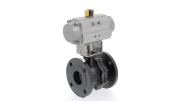 ICP valves® carbon steel ball valves 752 + RE/RES pneumatic actuator