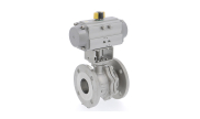 ICP Valves® stainless steel ball valves 753 + RE/RES pneumatic actuator