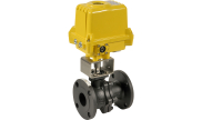 ICP VALVES® carbon steel ball valve 756 ANSI 150 + SA-X ATEX electric actuator