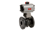 Carbon steel ball valve 762 + ADA/ASR pneumatic actuator