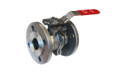 Stainless steel ball valve 765 2 piece body RF PN40/16