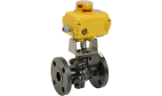 ICP VALVES® carbon steel ball valve 768 ANSI 300 + SA/NA electric actuator