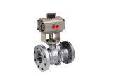 Stainless steel ball valve 769 + ADA/ASR pneumatic actuator