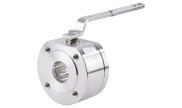 Stainless steel ball valve 770 wafer RF PN16 + ISO pad