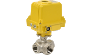 3 way ball valve 780XS-L + SA-X/NA-X electric actuator