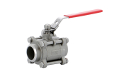 Stainless steel ball valve 791 3-piece body BW