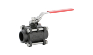 Carbon steel ball valve 797 3-piece body BW