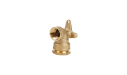 Brass wall connection female - For PE pipes