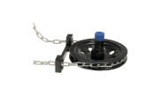 Chain wheel for knife gate valves