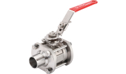 Stainless steel ball valve ELIT with orbital SMS welding rotating ends
