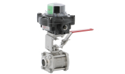 Ball valve ELIT with SK limit switch box