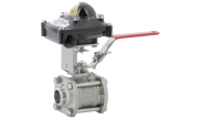 Reduced bore ball valve ELIT with APL limit switch box