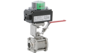 Reduced bore ball valve ELIT with SF limit switch box