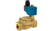 Brass solenoid valve ESM 87 servo-assisted normally open