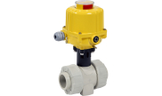 PP/EPDM ball valve C200 + SA3 electric actuator