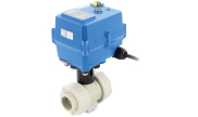PP/EPDM ball valve C200 + TCR02N electric actuator
