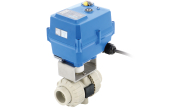 PP/EPDM ball valve CL1 + TCR05N electric actuator