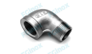 90° equal street elbow M/F NPT - CF8M