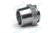 Weld end hexagonal nipple NPT - 316L