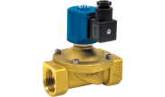 Brass solenoid valve VSO 84 direct acting normally closed