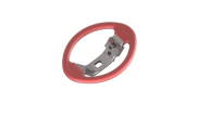 Spare oval stainless steel wheel for ELSA ball valves