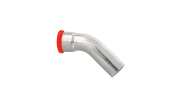 Carbon steel elbow 45° male/female - Press fitting