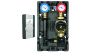 Mixing unit with circulator and RA20 regulation device