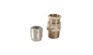 Chrome-plated brass gland pack ATEX ADF M25 x 1,5