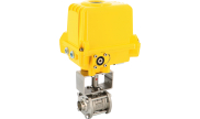 Stainless steel ball valve ELIT by ELSA® + SA-X ATEX electric actuator