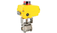 Reduced bore ball valve ELITR by ELSA® + SA on/off electric actuator