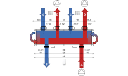 Separator for hydraulic unit DN20 and DN25