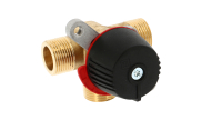 Threaded 3or 4-way brass male mixing valve