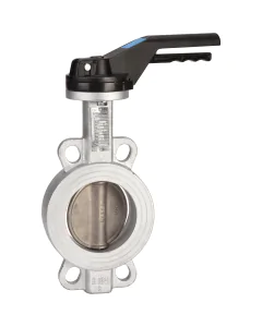 Carbon steel butterfly valve 1111 wafer GGG50 disc/METAL seat