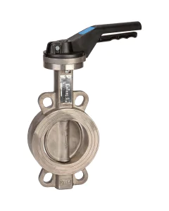 Stainless steel butterfly valve 1112 wafer CF8M disc/METAL seat