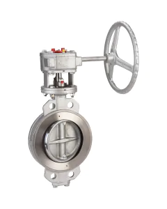 Carbon steel double offset butterfly valve  1115 wafer ANSI150