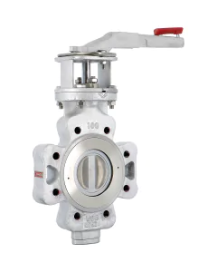 Carbon steel double offset butterfly valve 1110L lug PN25