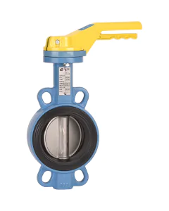 TTV Ductile iron butterfly valve 1141 wafer NF Gas