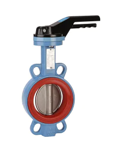 TTV Ductile iron butterfly valve 1157 wafer CF8M disc/Silicone seat