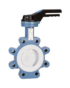 TTV Ductile iron butterfly valve 1165 Lug Teflon&reg; disc/Teflon&reg; seat