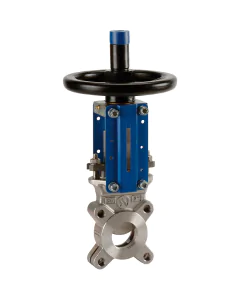 Stainless steel knife gate valve 172 F304 gate/EPDM seat with wheel