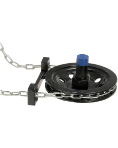 Chain wheel for knife gate valves