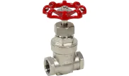 Stainless steel gate valve 106 BSP female/female