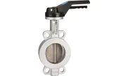Carbon steel butterfly valve 1111 wafer GGG50 disc/METAL seat