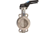 Stainless steel butterfly valve 1112 wafer CF8M disc/METAL seat