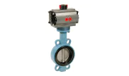 TTV Ductile iron butterfly valve 1141 + ADA/ASR pneumatic actuator