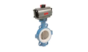 TTV Ductile iron butterfly valve 1145 + ADA/ASR pneumatic actuator