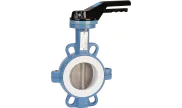 TTV Butterfly valve 1145 wafer CF8M disc/Teflon® + silicone liner seat