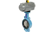 TTV Ductile iron butterfly valve 1147 + RE/RES pneumatic actuator